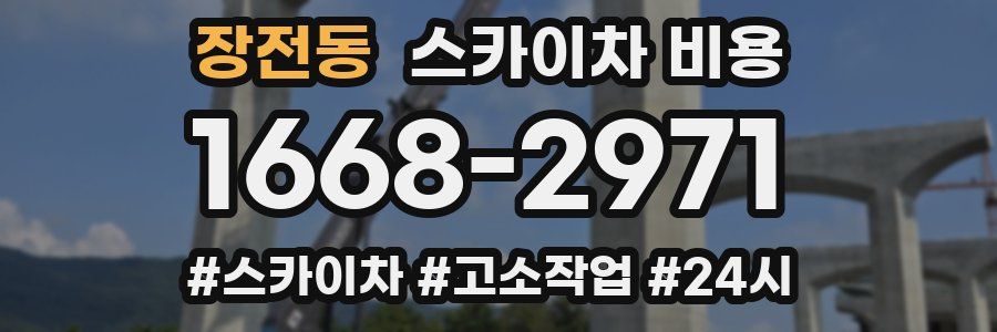 장전동 스카이차 비용