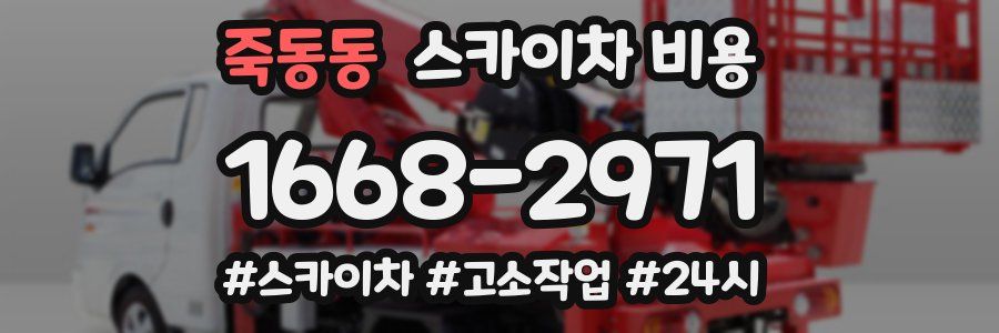 죽동동 스카이차 비용