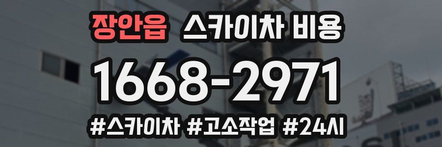 장안읍 스카이차 비용