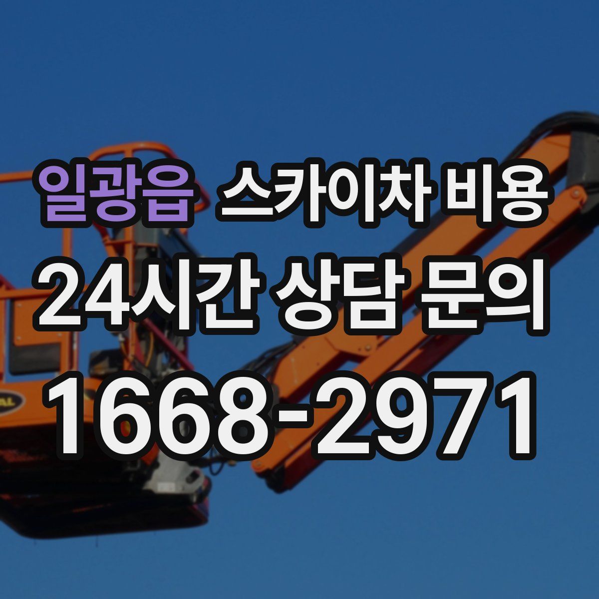 일광읍 스카이차 비용