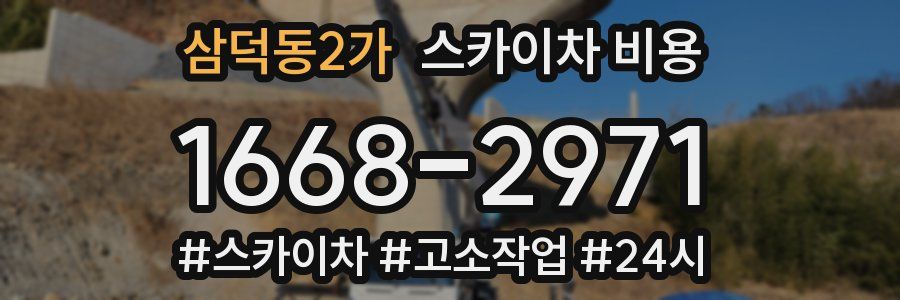 삼덕동2가 스카이차 비용