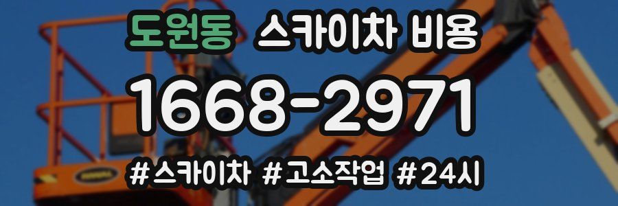 도원동 스카이차 비용