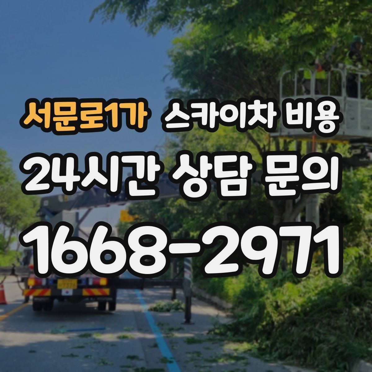 서문로1가 스카이차 비용