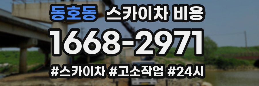 동호동 스카이차 비용