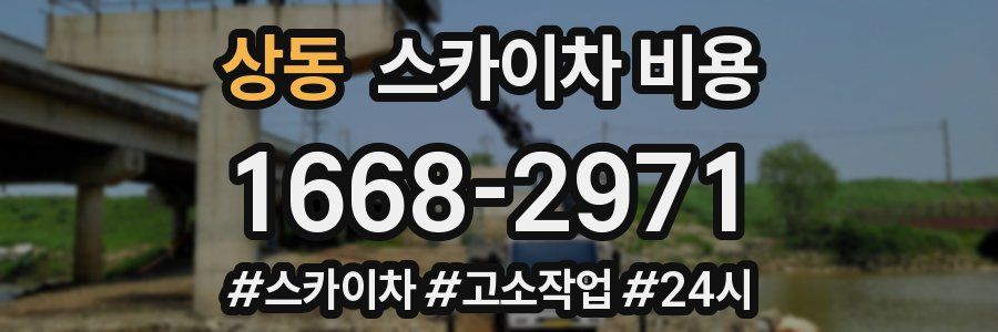 상동 스카이차 비용