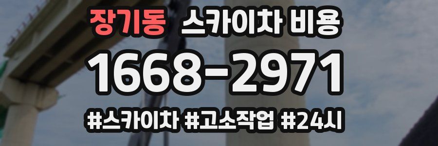 장기동 스카이차 비용