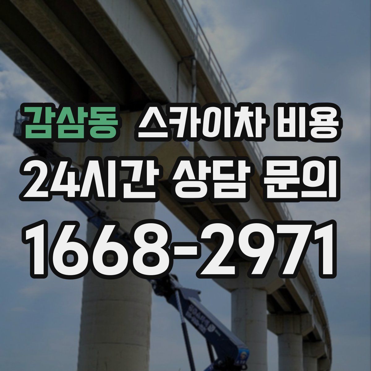 감삼동 스카이차 비용