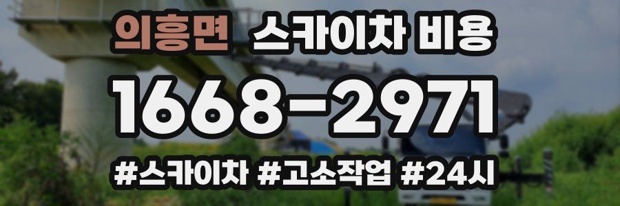 의흥면 스카이차 비용