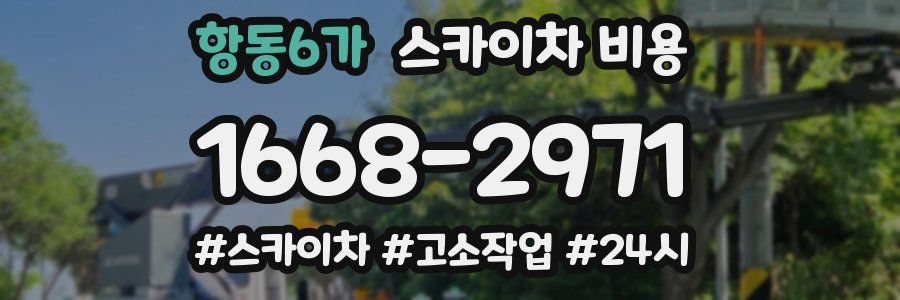 항동6가 스카이차 비용