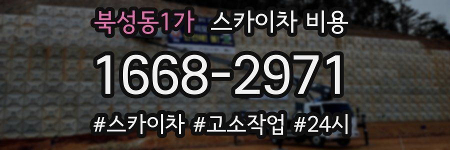 북성동1가 스카이차 비용