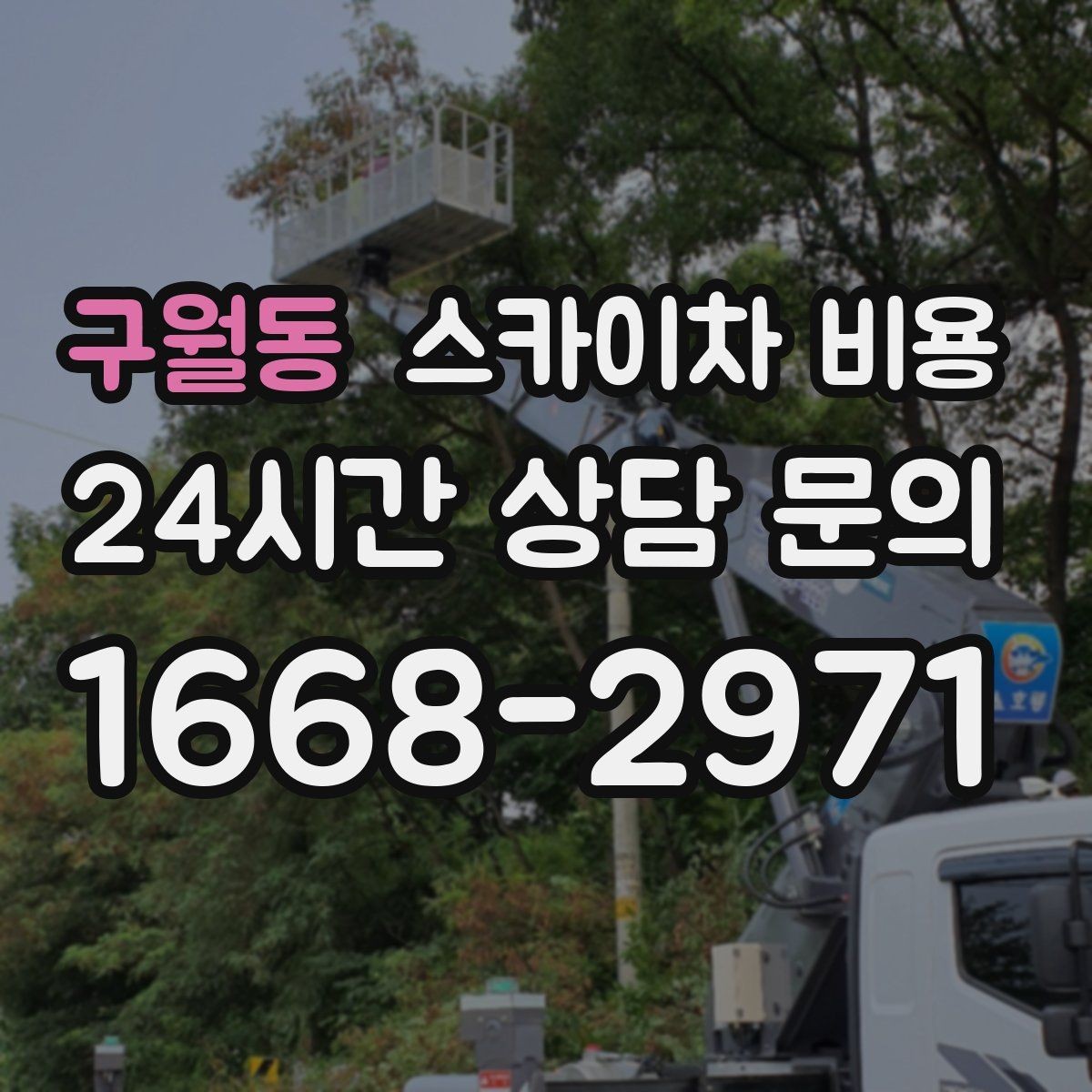 구월동 스카이차 비용 견적 비교할 때 꼭 같은 조건인지 확인하세요