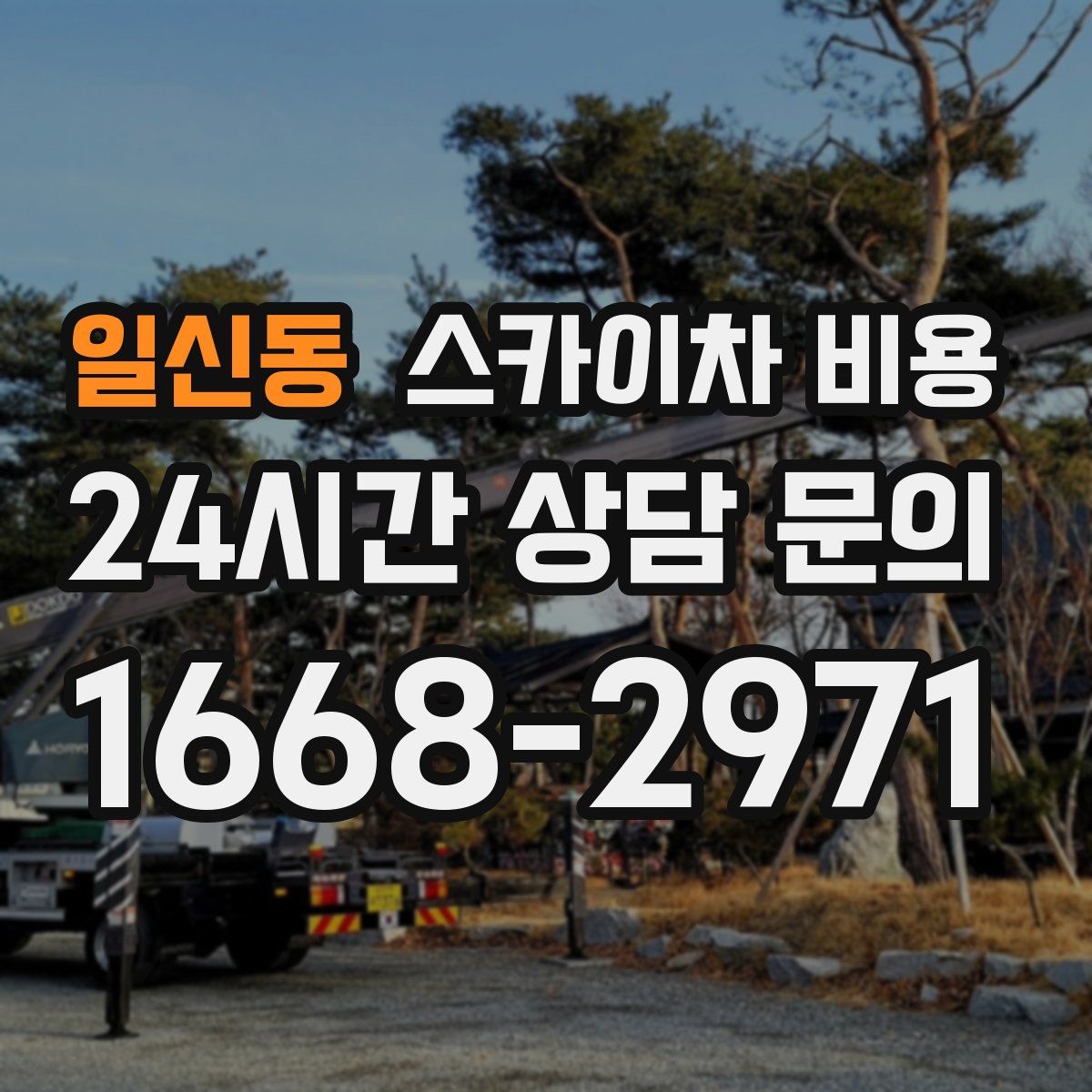 일신동 스카이차 비용