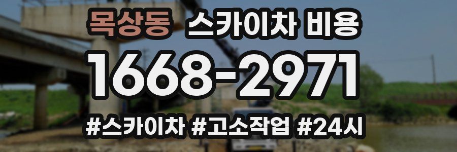 목상동 스카이차 비용