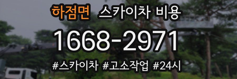 하점면 스카이차 비용