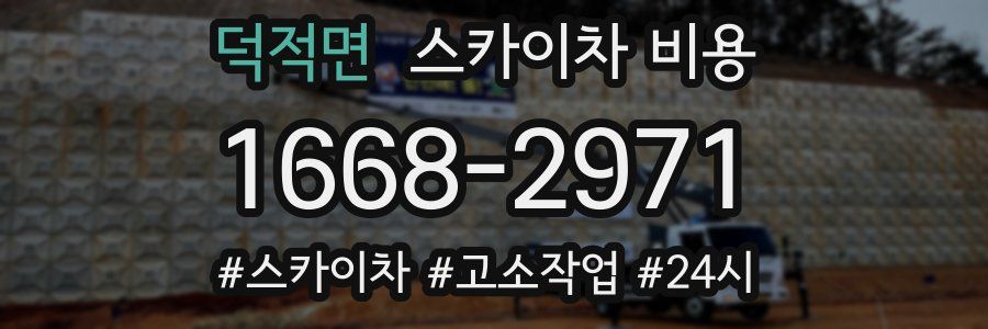 덕적면 스카이차 비용