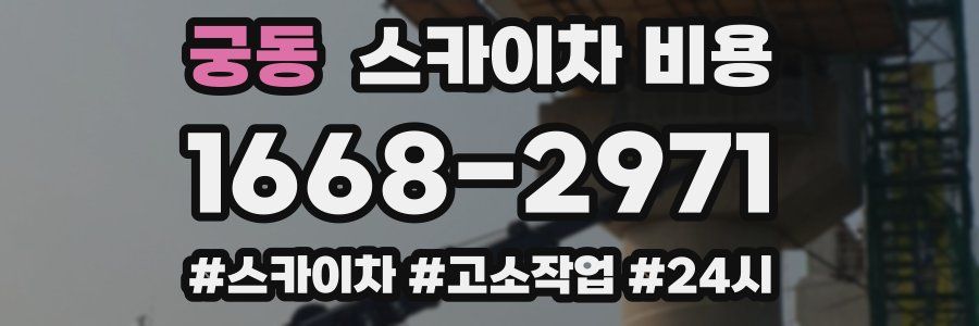 궁동 스카이차 비용