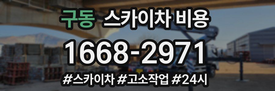 구동 스카이차 비용