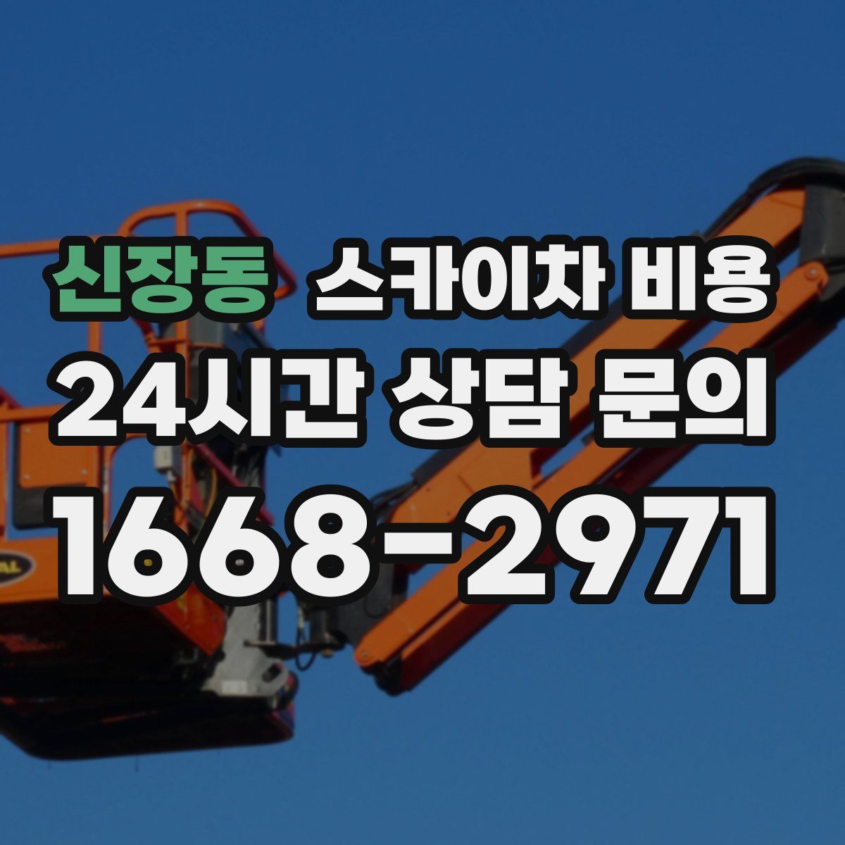 신장동 스카이차 비용