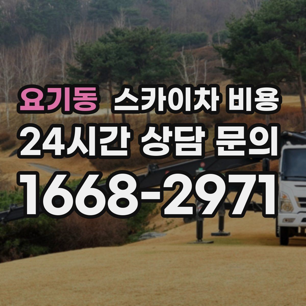 요기동 스카이차 비용 간판+조명+코킹을 하루에 끝내는 방법
