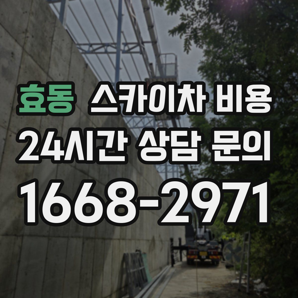 효동 스카이차 비용