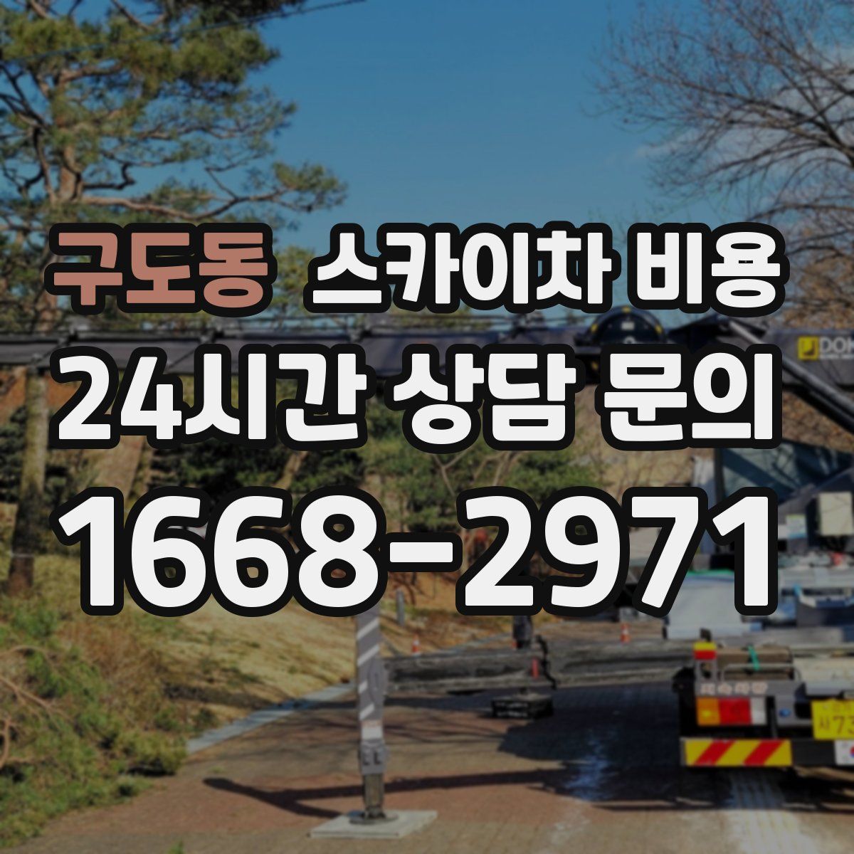 구도동 스카이차 비용