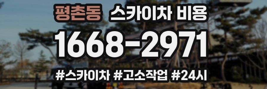 평촌동 스카이차 비용