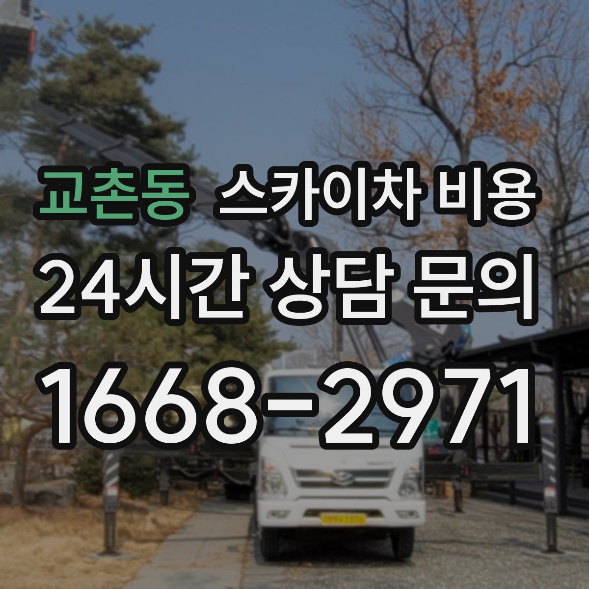 교촌동 스카이차 비용