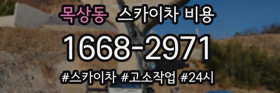 목상동 스카이차 비용