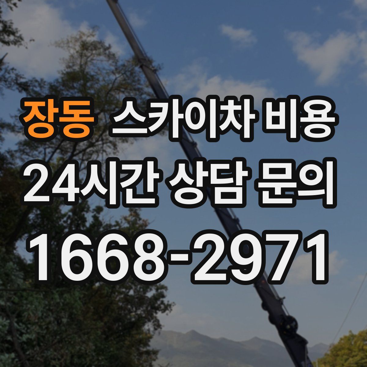 장동 스카이차 비용