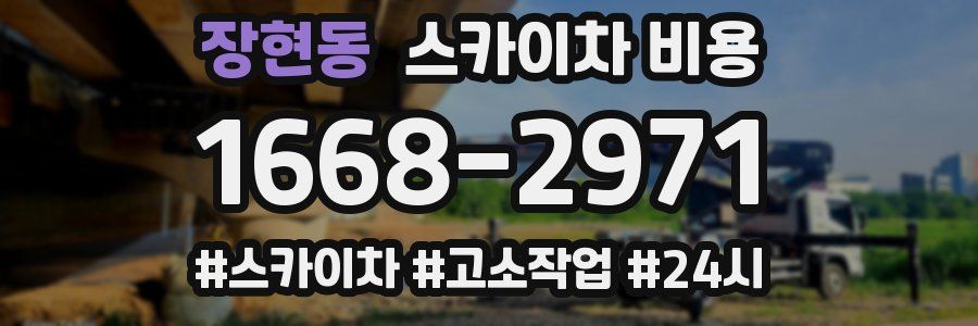 장현동 스카이차 비용