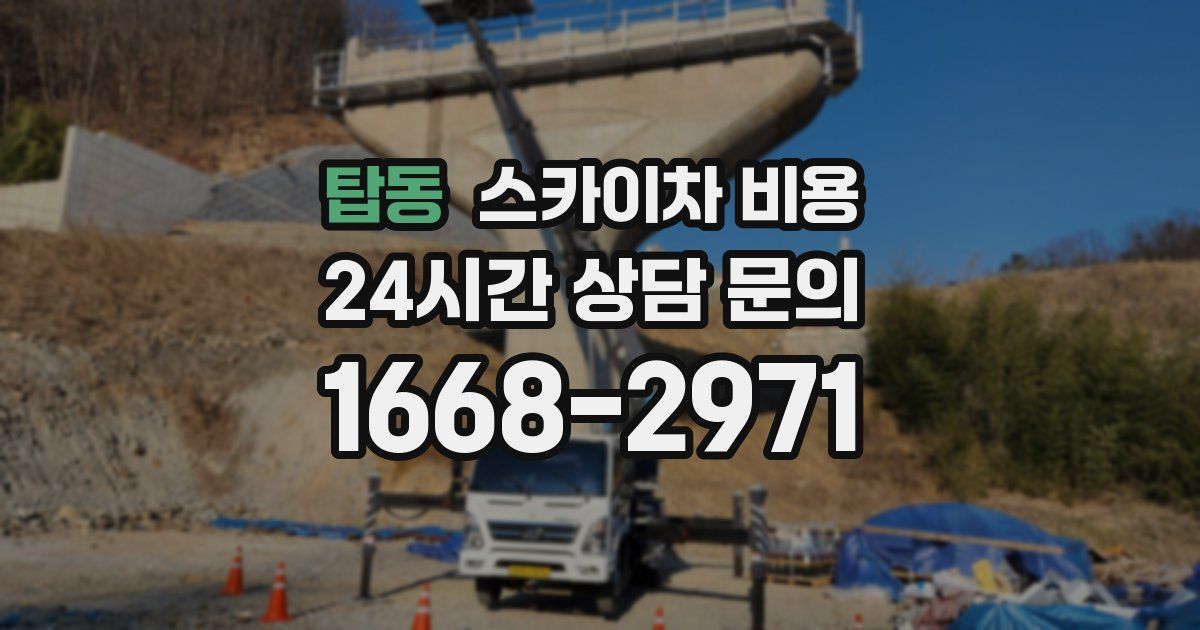 탑동 스카이차 비용