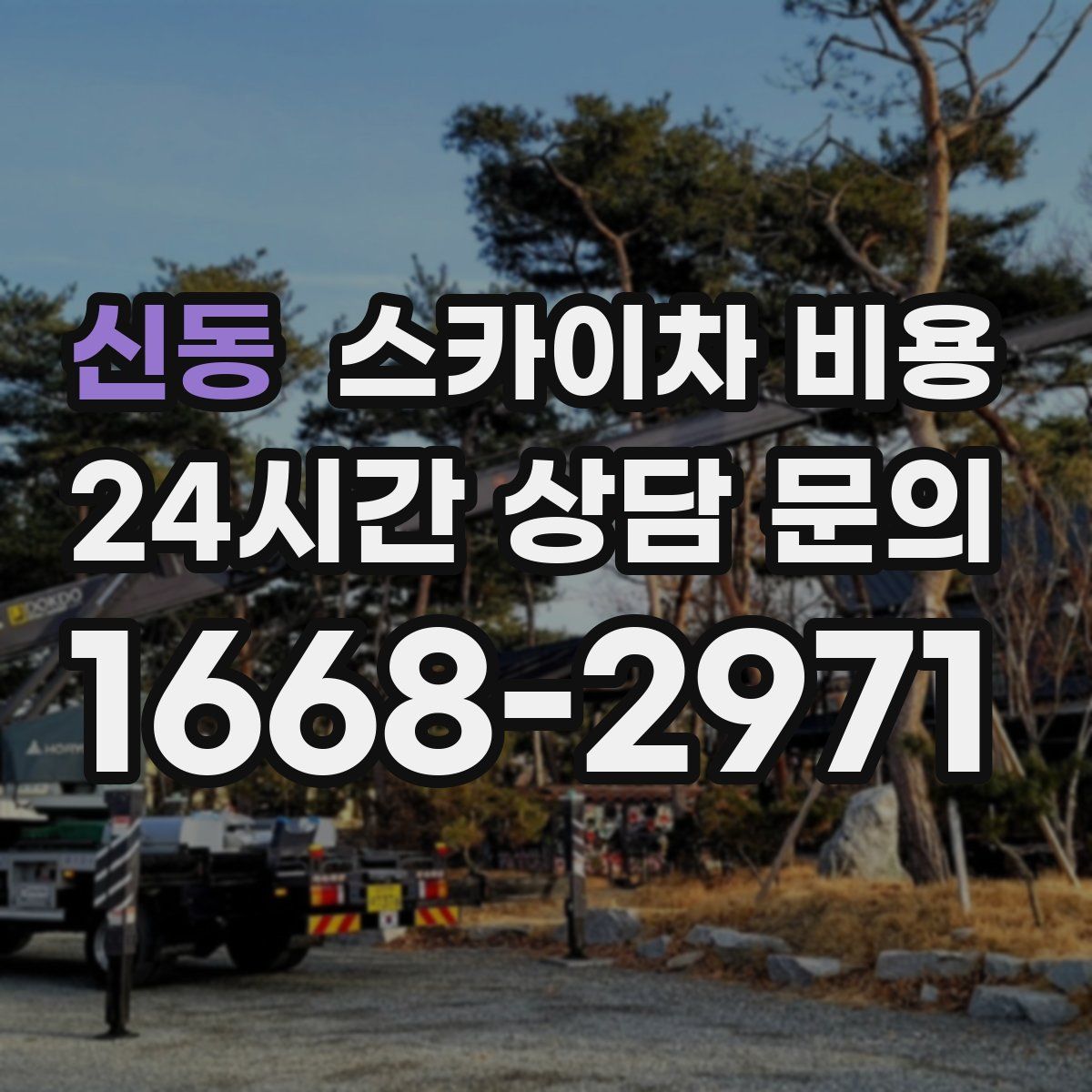 신동 스카이차 비용