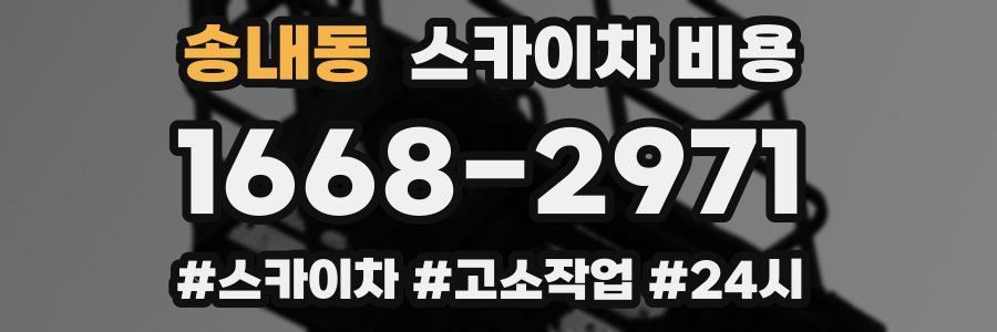 송내동 스카이차 비용