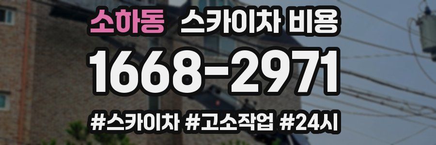 소하동 스카이차 비용