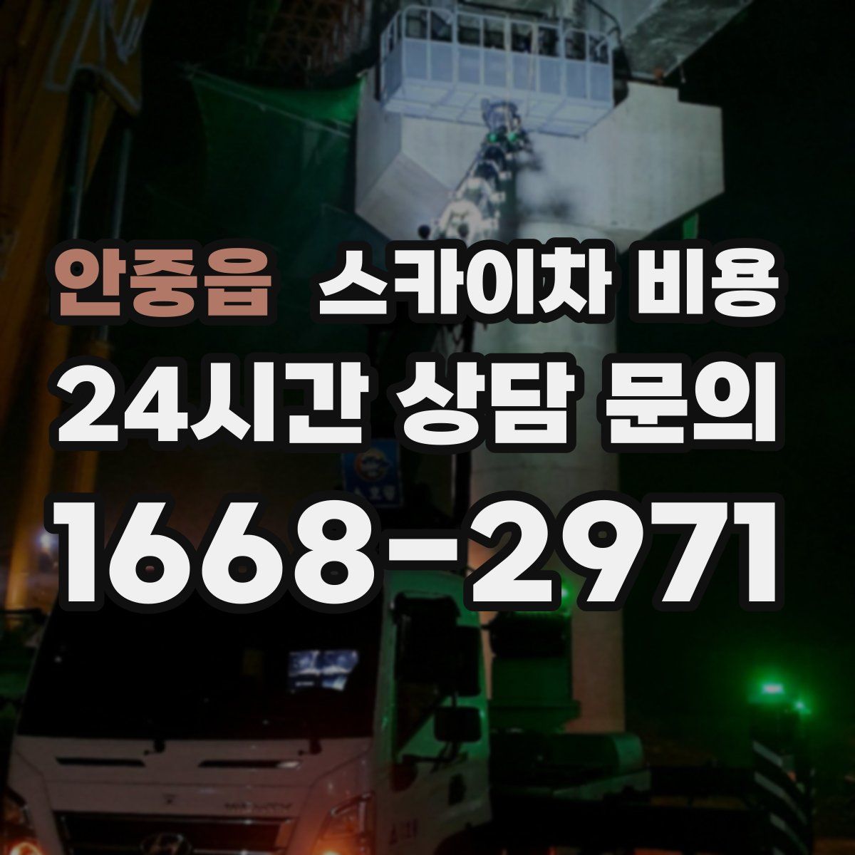 안중읍 스카이차 비용