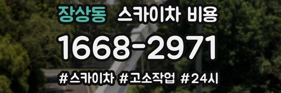 장상동 스카이차 비용