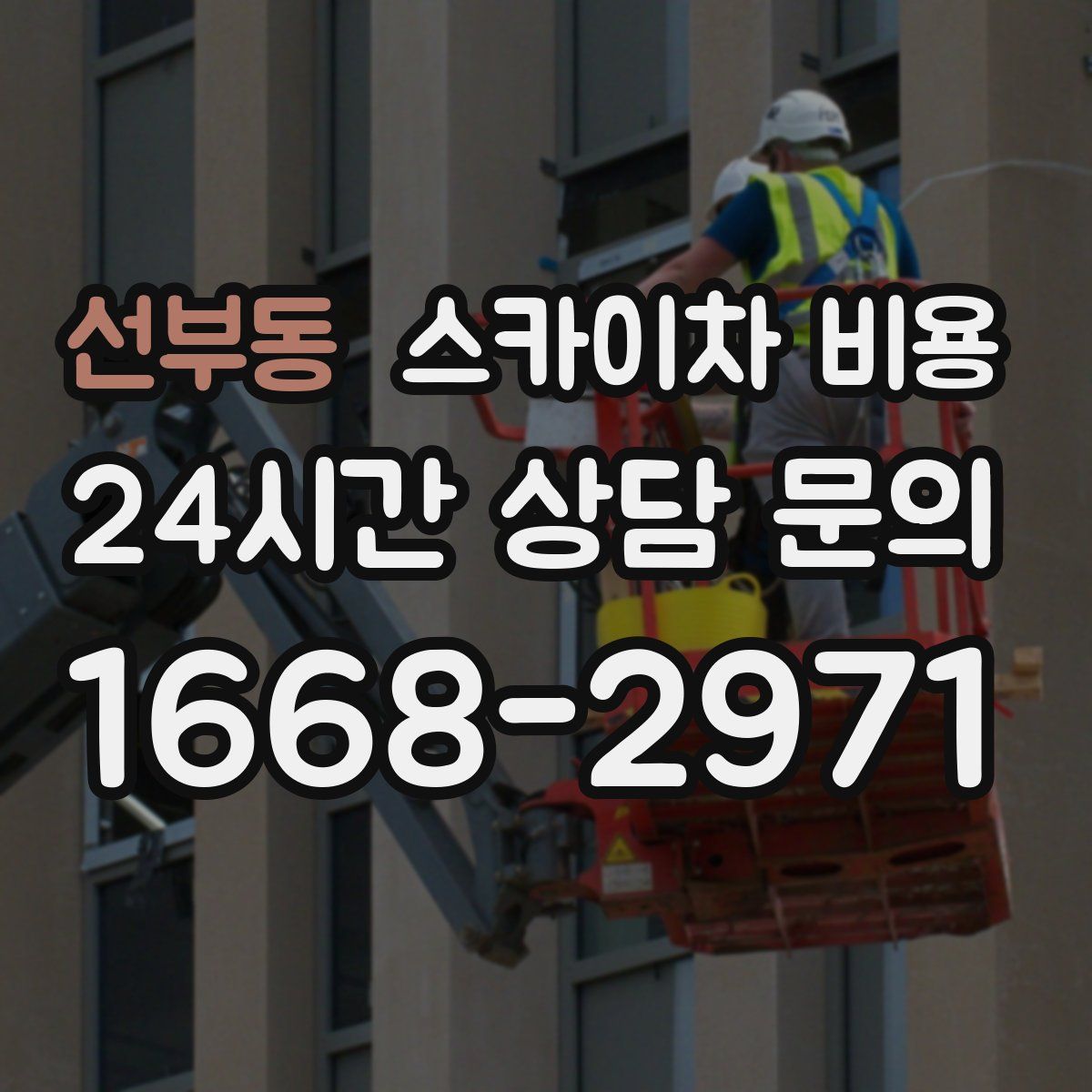 선부동 스카이차 비용