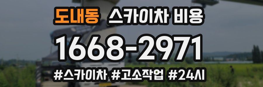 도내동 스카이차 비용