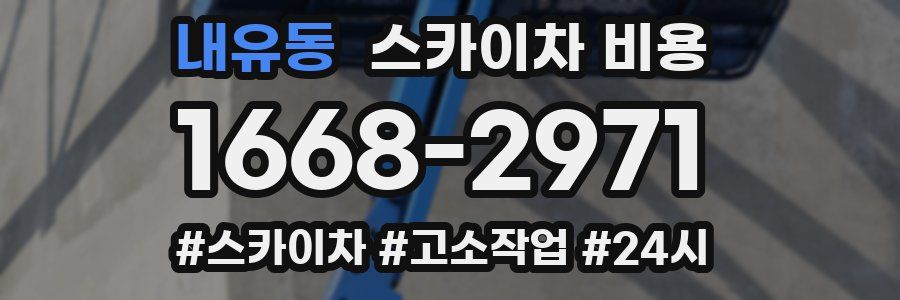 내유동 스카이차 비용