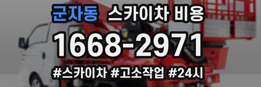 군자동 스카이차 비용