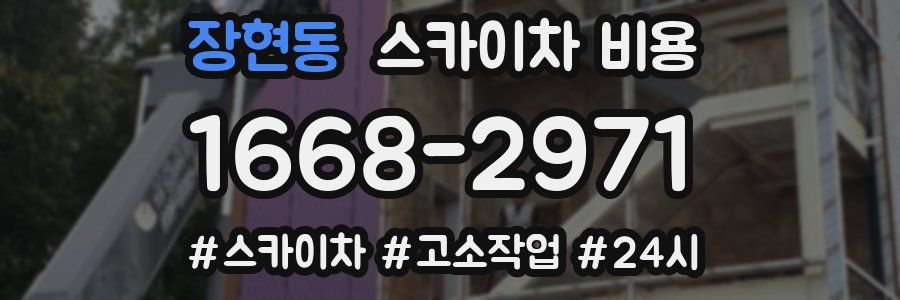 장현동 스카이차 비용