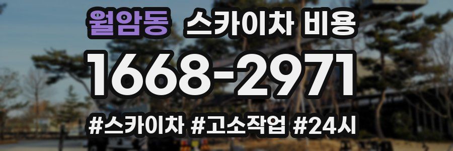 월암동 스카이차 비용