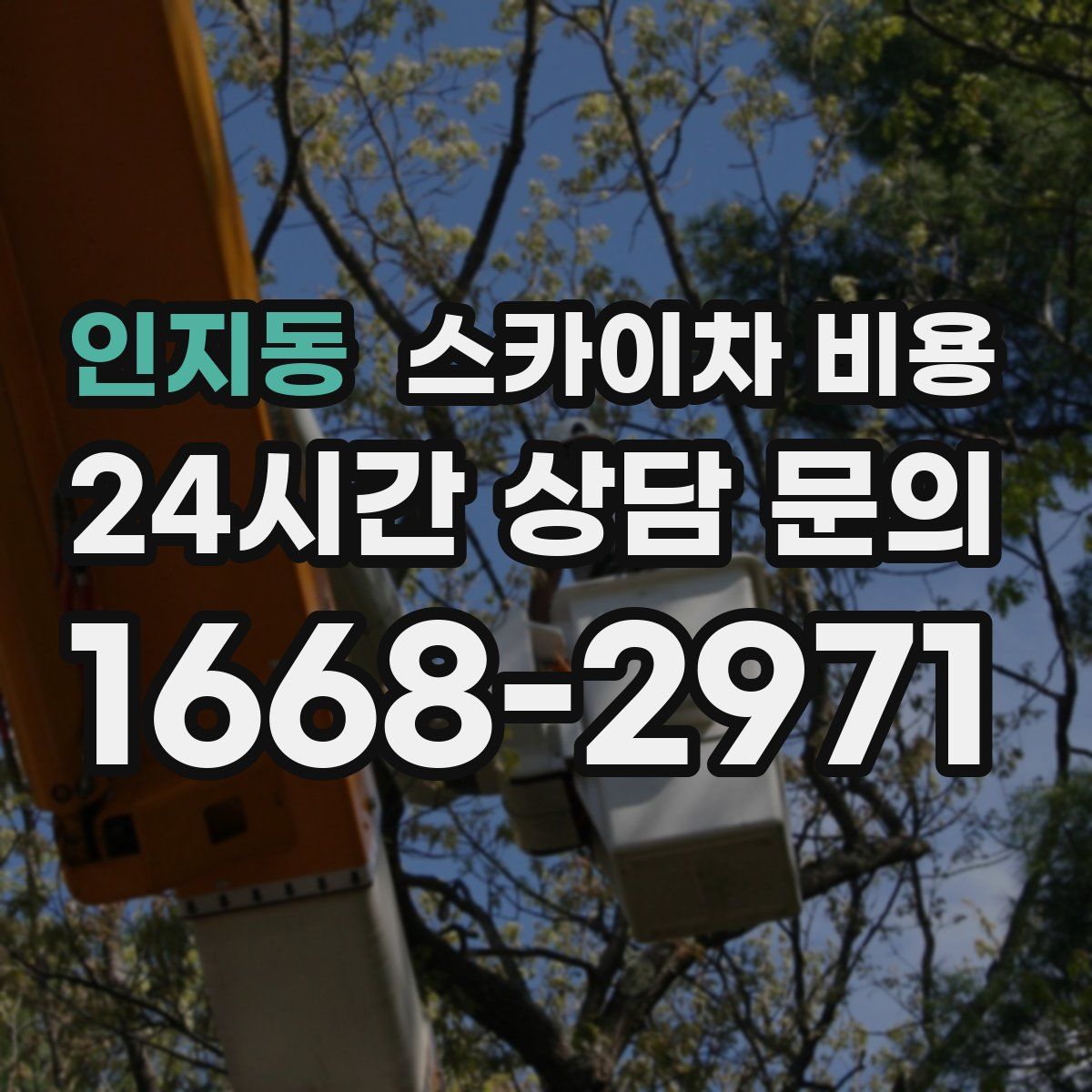 인지동 스카이차 비용