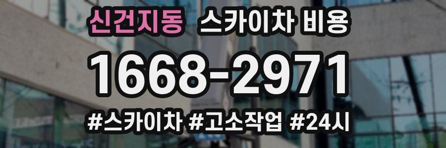 신건지동 스카이차 비용