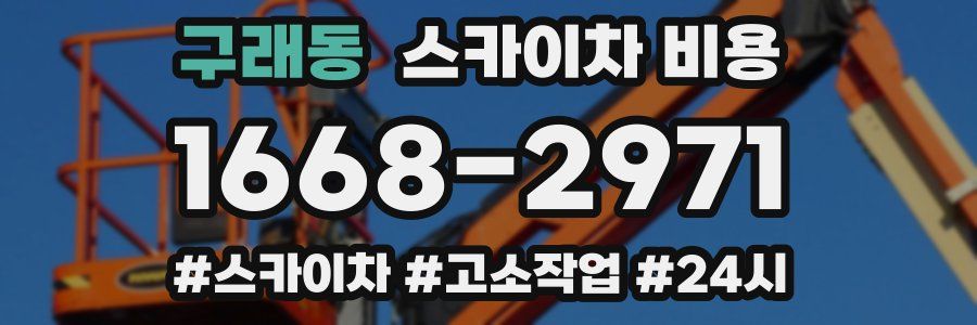 구래동 스카이차 비용