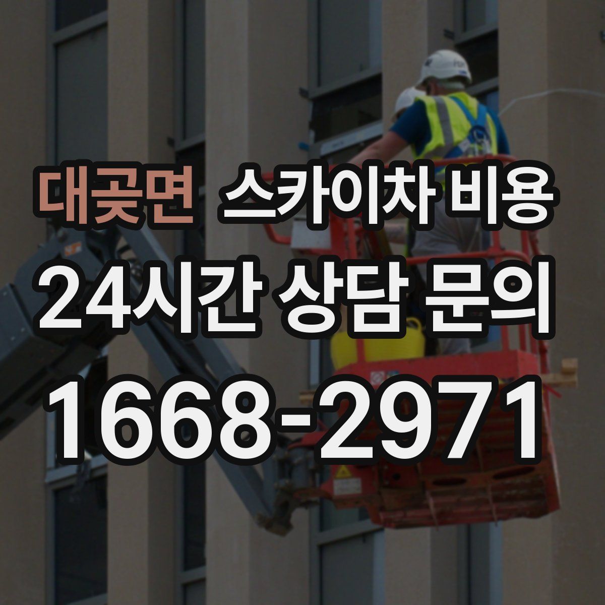 대곶면 스카이차 비용