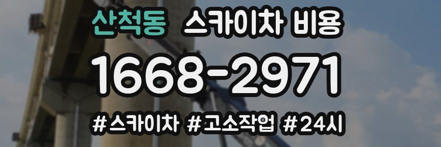 산척동 스카이차 비용