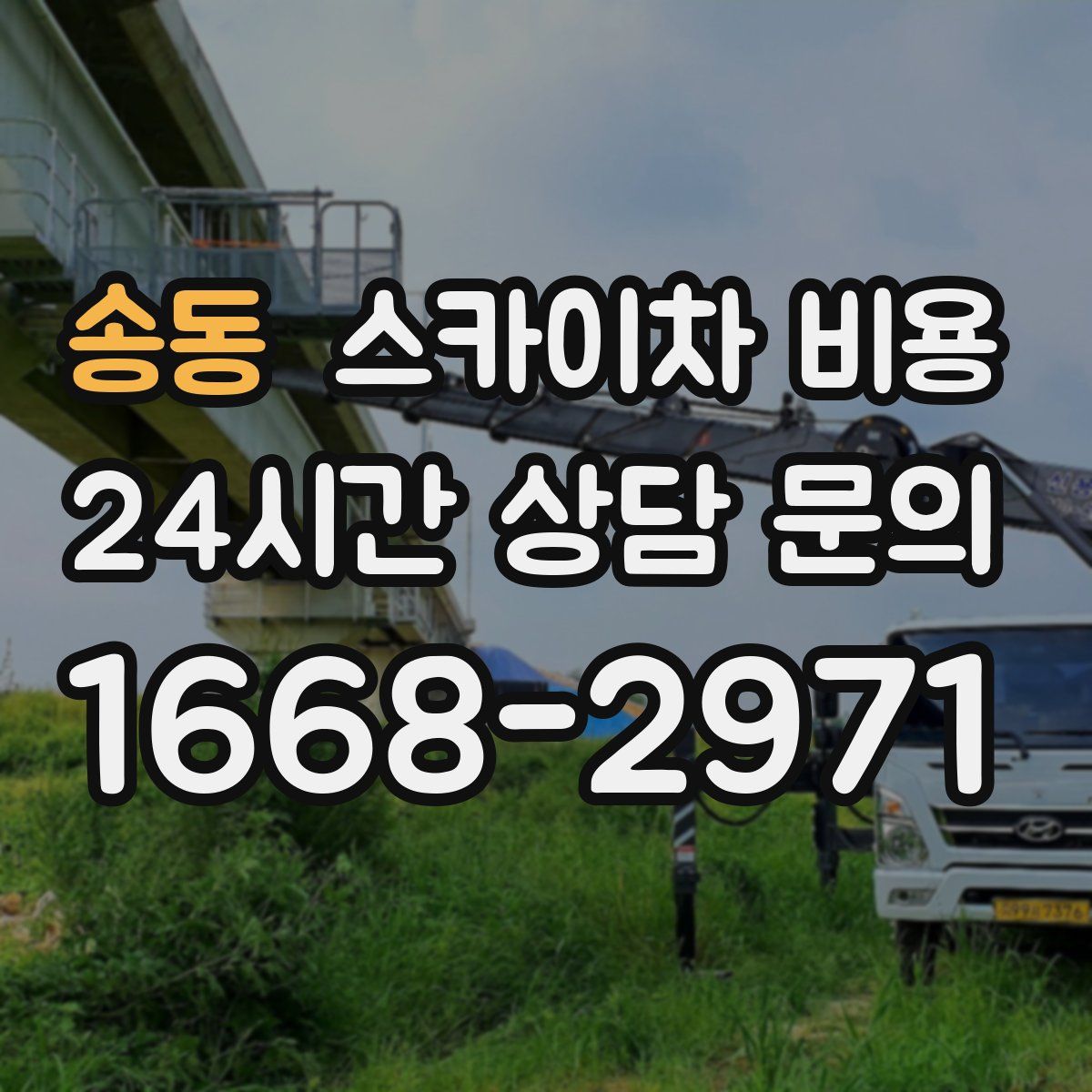 송동 스카이차 비용