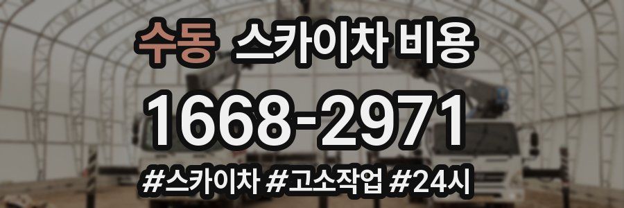 수동 스카이차 비용