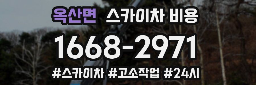 옥산면 스카이차 비용